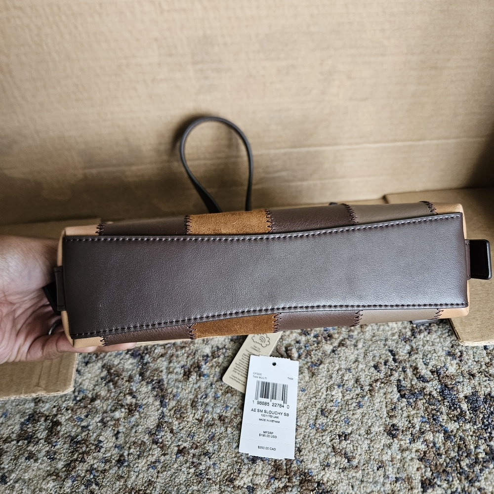 Coachtopia Multi Brown And Tan Patchwork Shoulder… - image 7